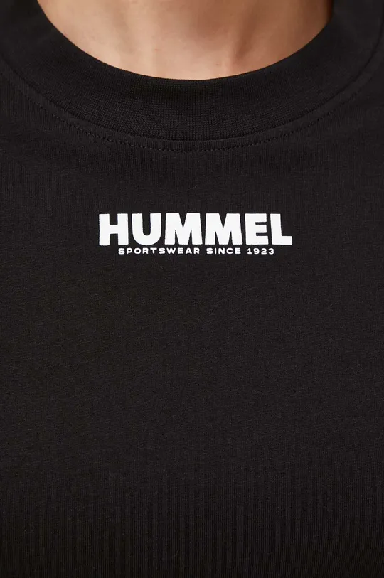 Βαμβακερή μπλούζα με μακριά μανίκια Hummel Γυναικεία