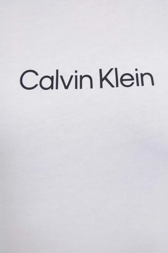 Bombažna majica z dolgimi rokavi Calvin Klein Ženski