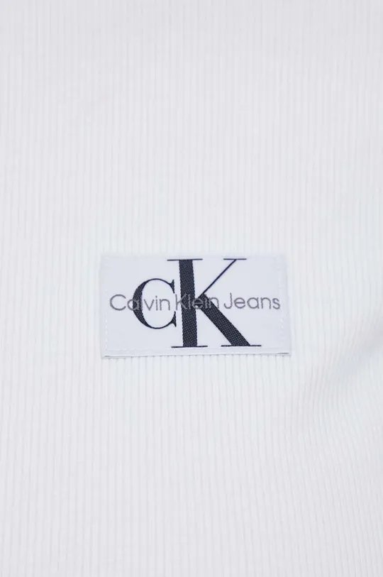 λευκό Longsleeve Calvin Klein Jeans