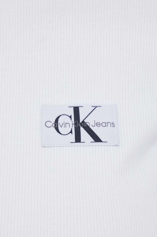 Longsleeve Calvin Klein Jeans λευκό J20J222781