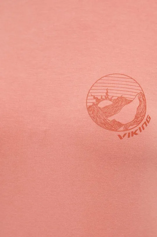 oranžová Športové tričko s dlhým rukávom Viking Escalante