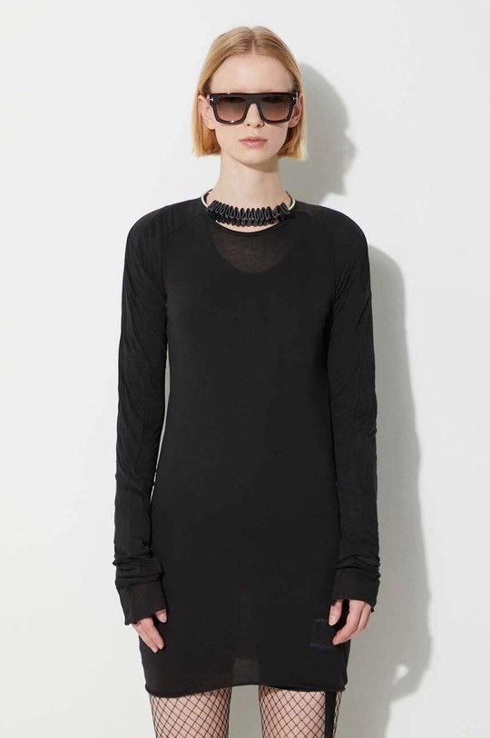 black Rick Owens cotton longsleeve top Women’s