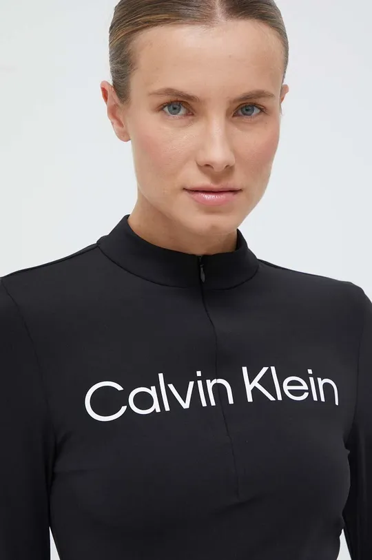 μαύρο Μακρυμάνικο προπόνησης Calvin Klein Performance