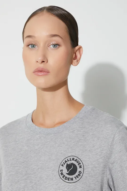 Βαμβακερή μπλούζα με μακριά μανίκια Fjallraven 1960 Logo Γυναικεία