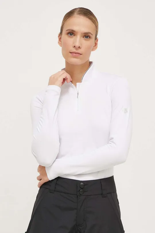 λευκό Λειτουργικό μακρυμάνικο πουκάμισο Descente Carla Γυναικεία