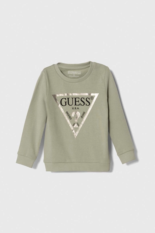 verde Guess felpa in cotone bambino/a Ragazze