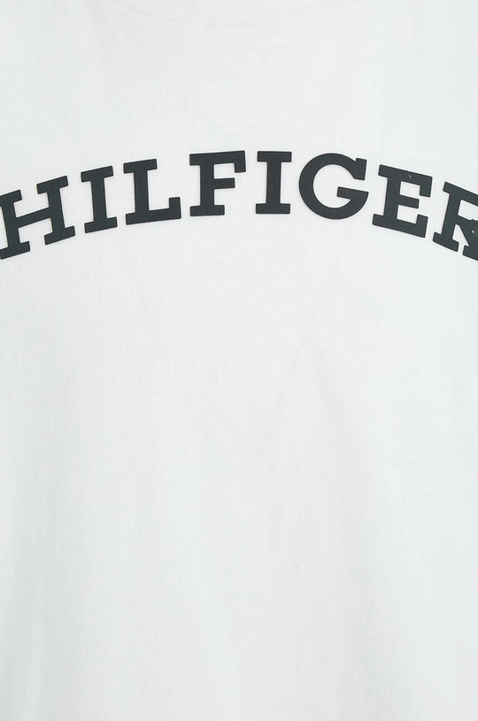 biały Tommy Hilfiger longsleeve bawełniany dziecięcy