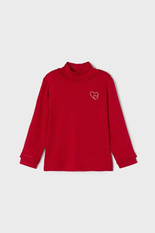 červená Detské tričko s dlhým rukávom Mayoral Dievčenský