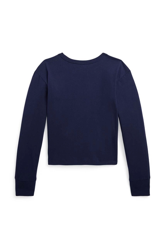 Polo Ralph Lauren longsleeve bawełniany dziecięcy granatowy