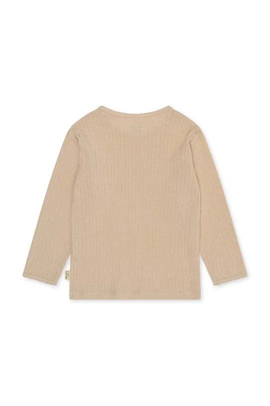 Detská bavlnená košeľa s dlhým rukávom Konges Sløjd 100 % Organická bavlna