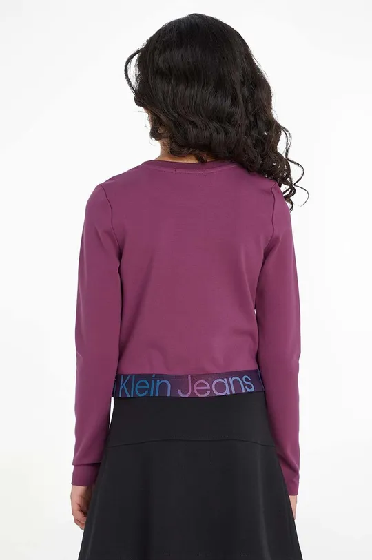 Otroška dolga majica Calvin Klein Jeans