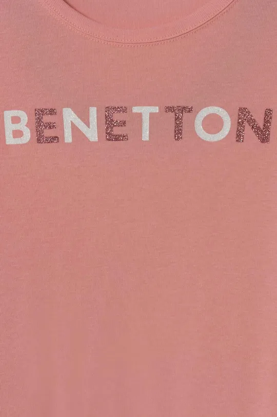 Otroška dolga majica United Colors of Benetton  100 % Bombaž