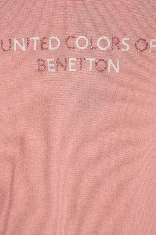 Detská bavlnená košeľa s dlhým rukávom United Colors of Benetton  100 % Bavlna