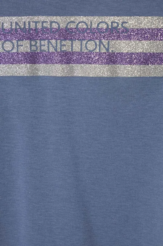 Dječja pamučna majica dugih rukava United Colors of Benetton  100% Pamuk