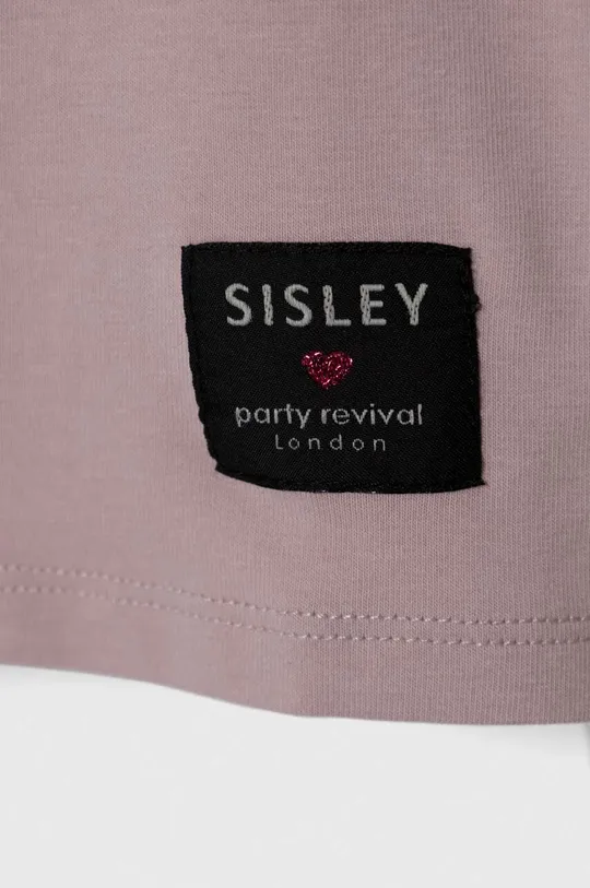 Detské tričko s dlhým rukávom Sisley  95 % Bavlna, 5 % Elastan