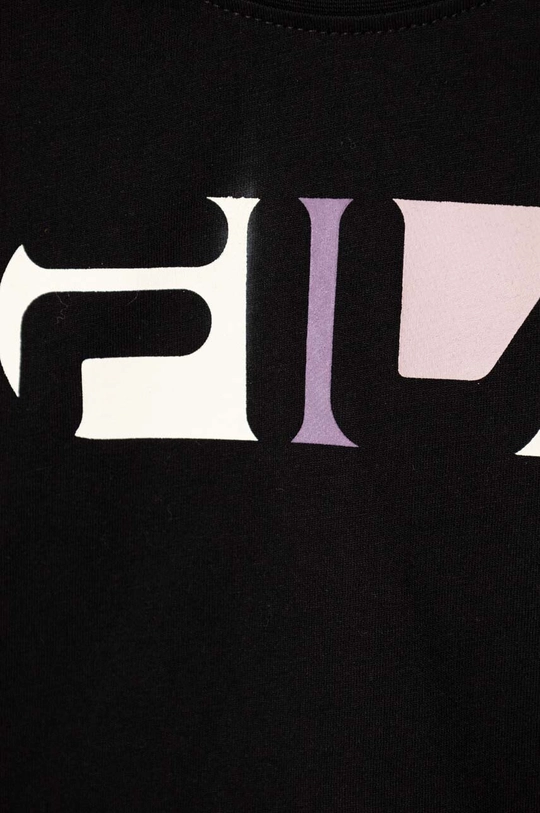 Хлопковый детский лонгслив Fila BIEBERN cropped longsleeve shirt 100% Хлопок