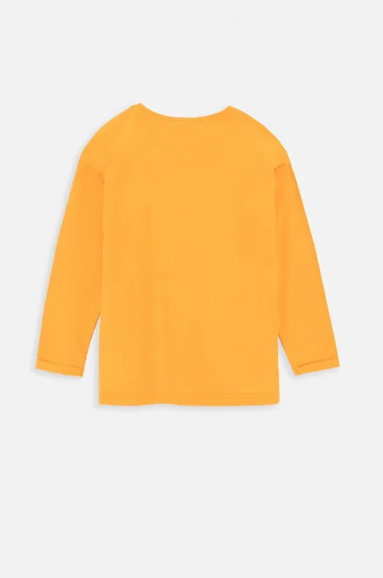 Otroška dolga majica Coccodrillo oranžna