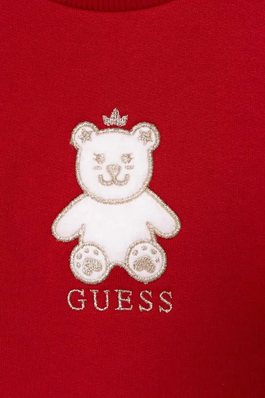 Παιδική βαμβακερή μπλούζα Guess Κύριο υλικό: 100% Βαμβάκι Προσθήκη: 100% Πολυεστέρας
