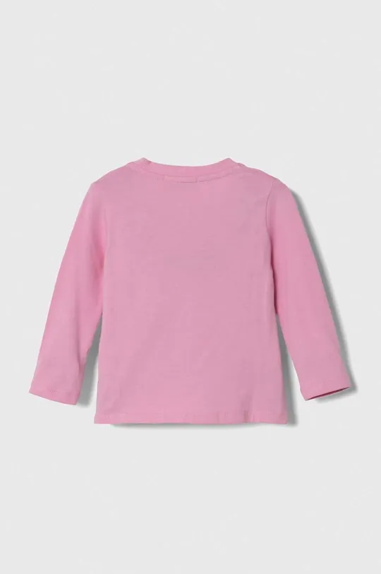 Majica z dolgimi rokavi za dojenčka Pinko Up roza