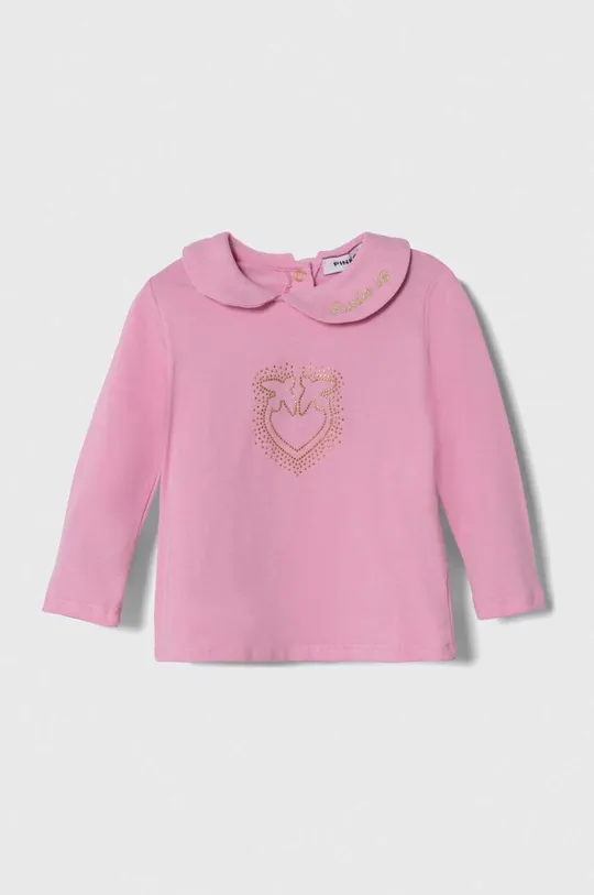 roza Majica dugih rukava za bebe Pinko Up Za djevojčice