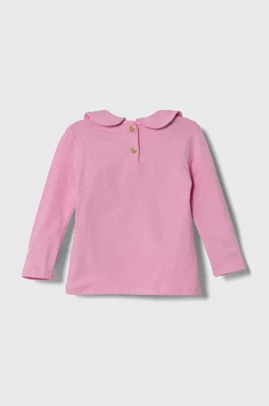 Tričko s dlhým rukávom pre bábätká Pinko Up ružová