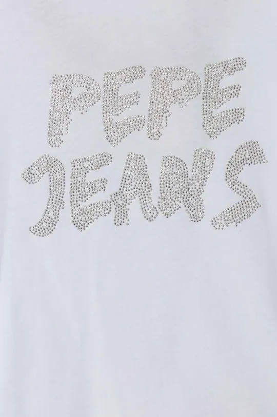 Otroška bombažna majica z dolgimi rokavi Pepe Jeans  100 % Bombaž