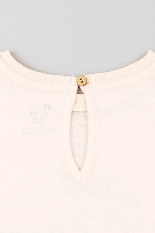 Detské bavlnené tričko s dlhým rukávom zippy Dievčenský