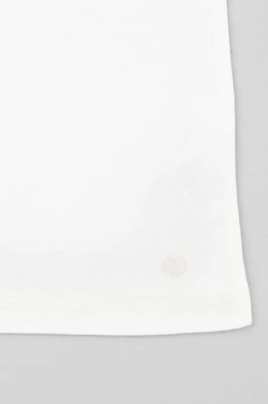 biela Detské tričko s dlhým rukávom zippy