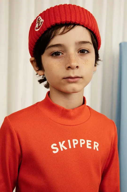 rosso Mini Rodini maglietta a maniche lunghe per bambini