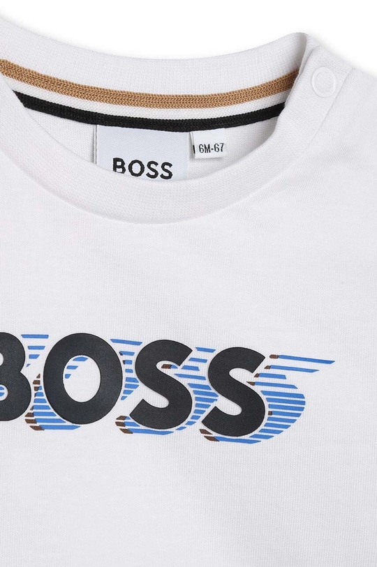 BOSS longsleeve bawełniany niemowlęcy 100 % Bawełna organiczna