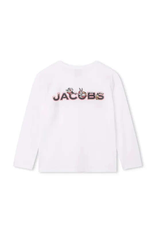 Detská bavlnená košeľa s dlhým rukávom Marc Jacobs biela