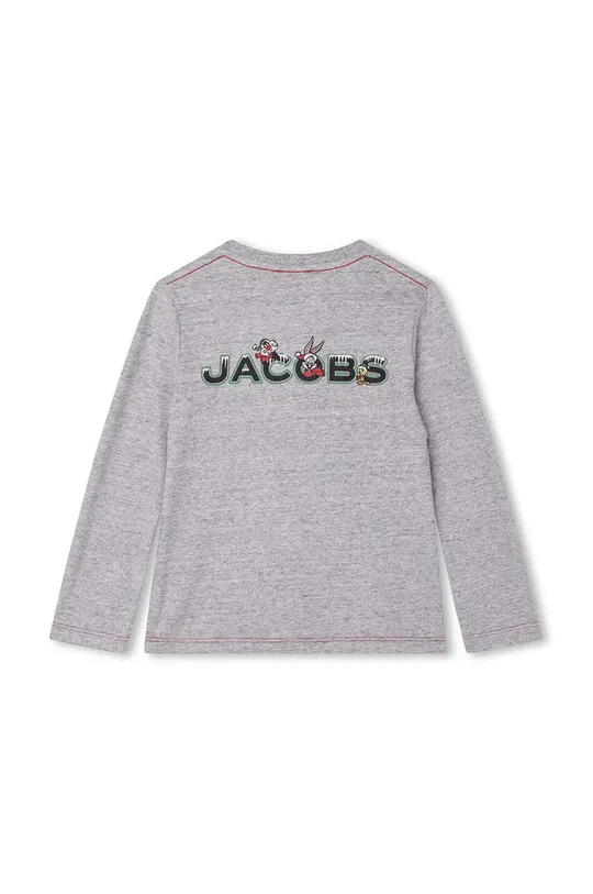 Detská bavlnená košeľa s dlhým rukávom Marc Jacobs x Looney Tunes sivá