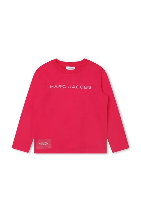 piros Marc Jacobs gyerek pamut hosszú ujjú felső Gyerek