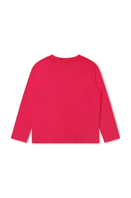 Detská bavlnená košeľa s dlhým rukávom Marc Jacobs červená