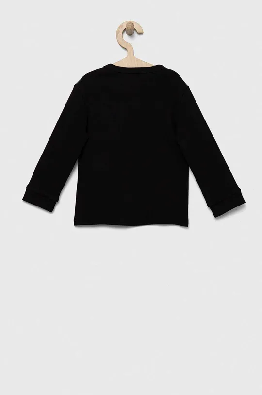 Detské tričko s dlhým rukávom Calvin Klein Jeans čierna