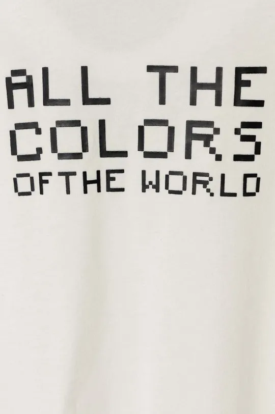 Otroška bombažna majica z dolgimi rokavi United Colors of Benetton  100 % Bombaž