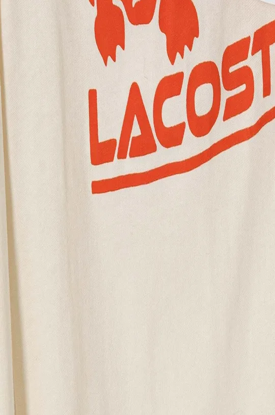 bež Dječja pamučna majica dugih rukava Lacoste