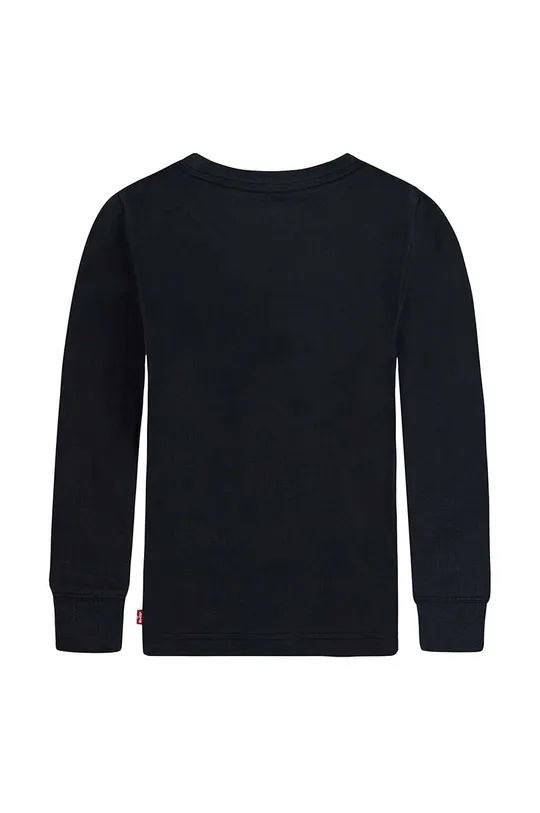 Levi's longsleeve bawełniany dziecięcy czarny