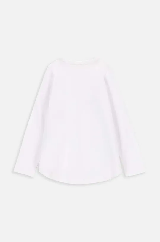 Detská bavlnená košeľa s dlhým rukávom Coccodrillo biela