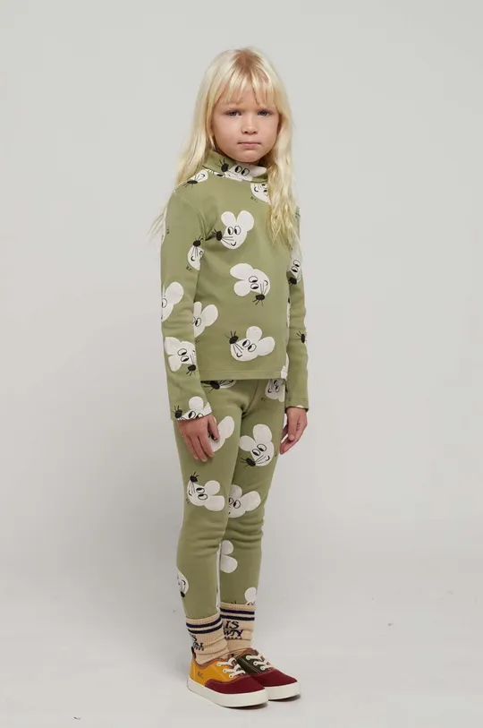 zielony Bobo Choses longsleeve dziecięcy