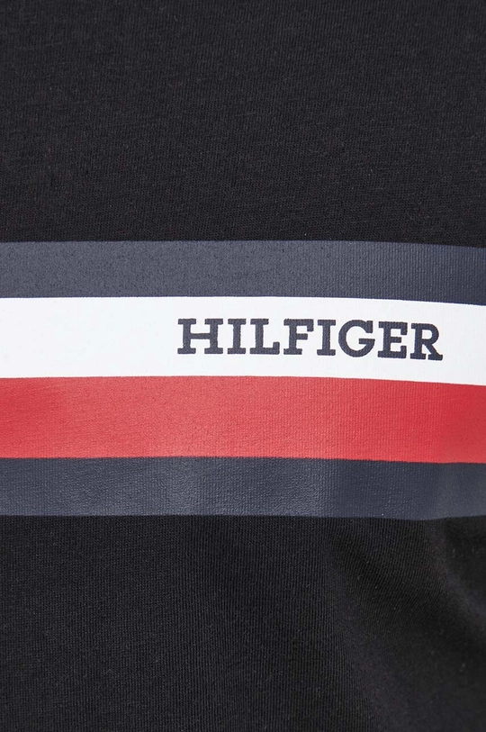 Bavlnené tričko s dlhým rukávom Tommy Hilfiger Pánsky