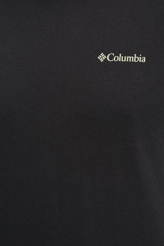 Хлопковый лонгслив Columbia чёрный 2054553