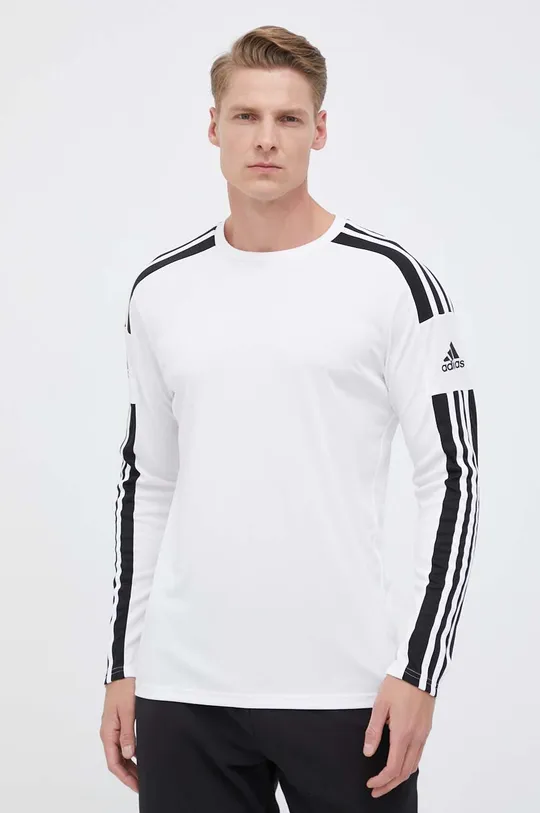 bela Majica z dolgimi rokavi za vadbo adidas Performance Squadra 21 Moški