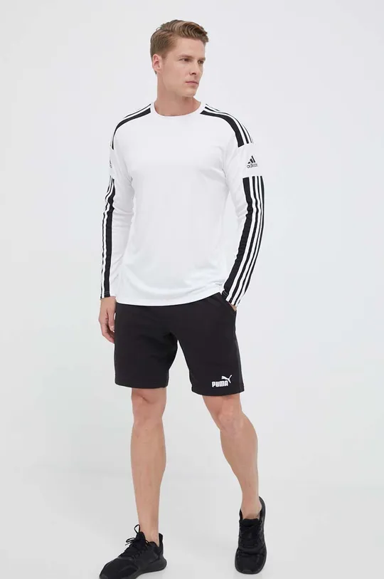 Tréningové tričko s dlhým rukávom adidas Performance Squadra 21 biela