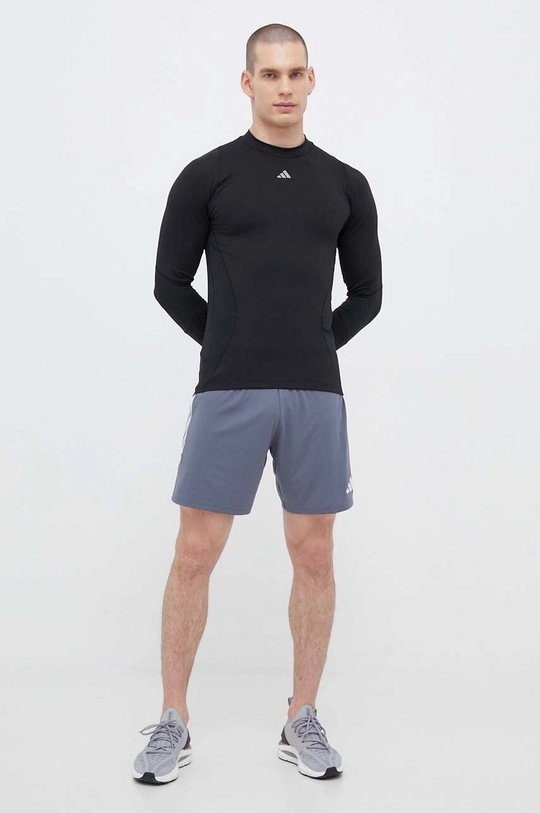 adidas Performance longsleeve treningowy Techfit COLD.RDY czarny