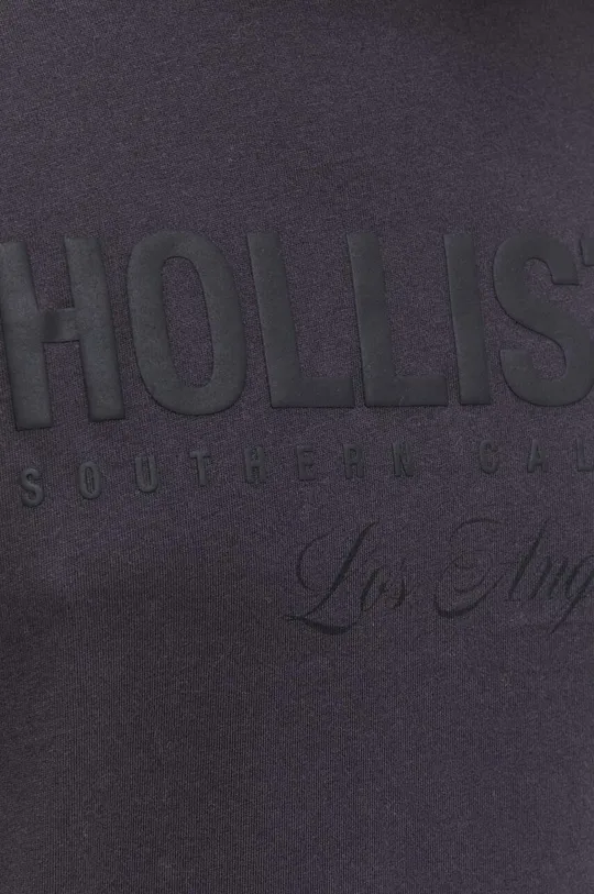 Βαμβακερή μπλούζα με μακριά μανίκια Hollister Co. Ανδρικά