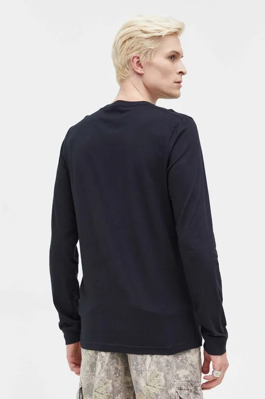 Βαμβακερή μπλούζα με μακριά μανίκια Hollister Co. 3-pack