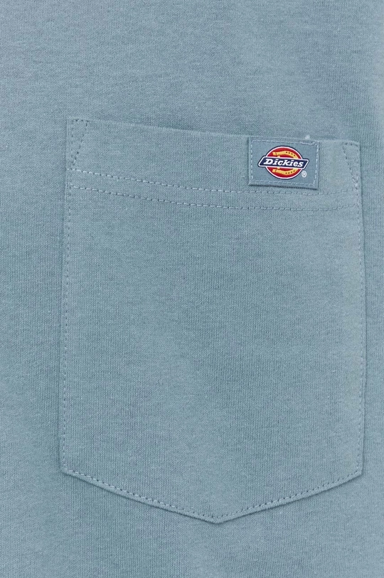 Βαμβακερή μπλούζα με μακριά μανίκια Dickies DK0A4YGHG071 μπλε