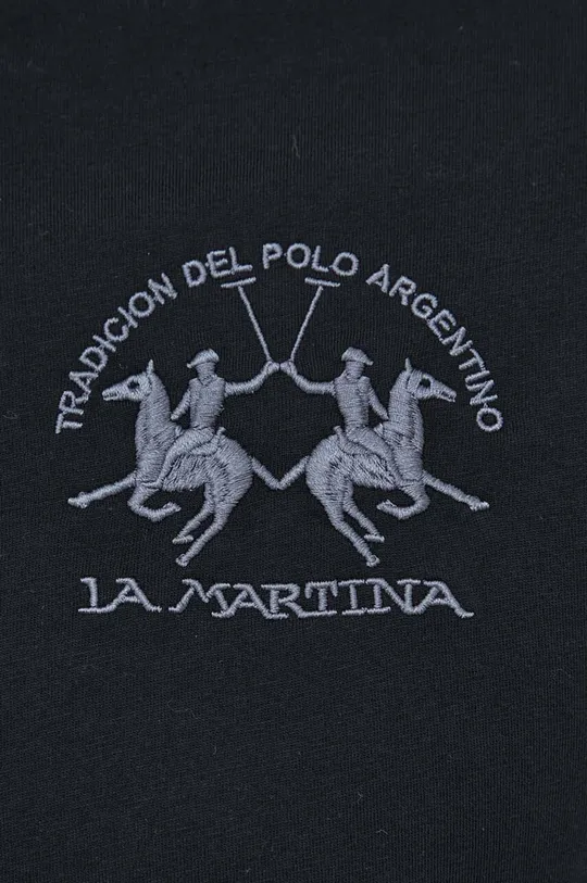 Βαμβακερή μπλούζα με μακριά μανίκια La Martina Ανδρικά