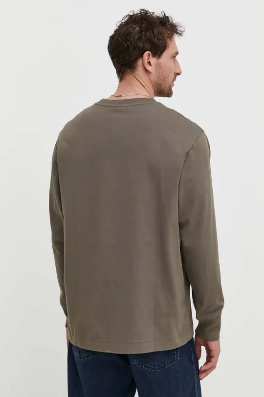 Bavlnené tričko s dlhým rukávom G-Star Raw 100 % Organická bavlna